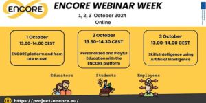 The first official ENCORE webinar week was a success! 